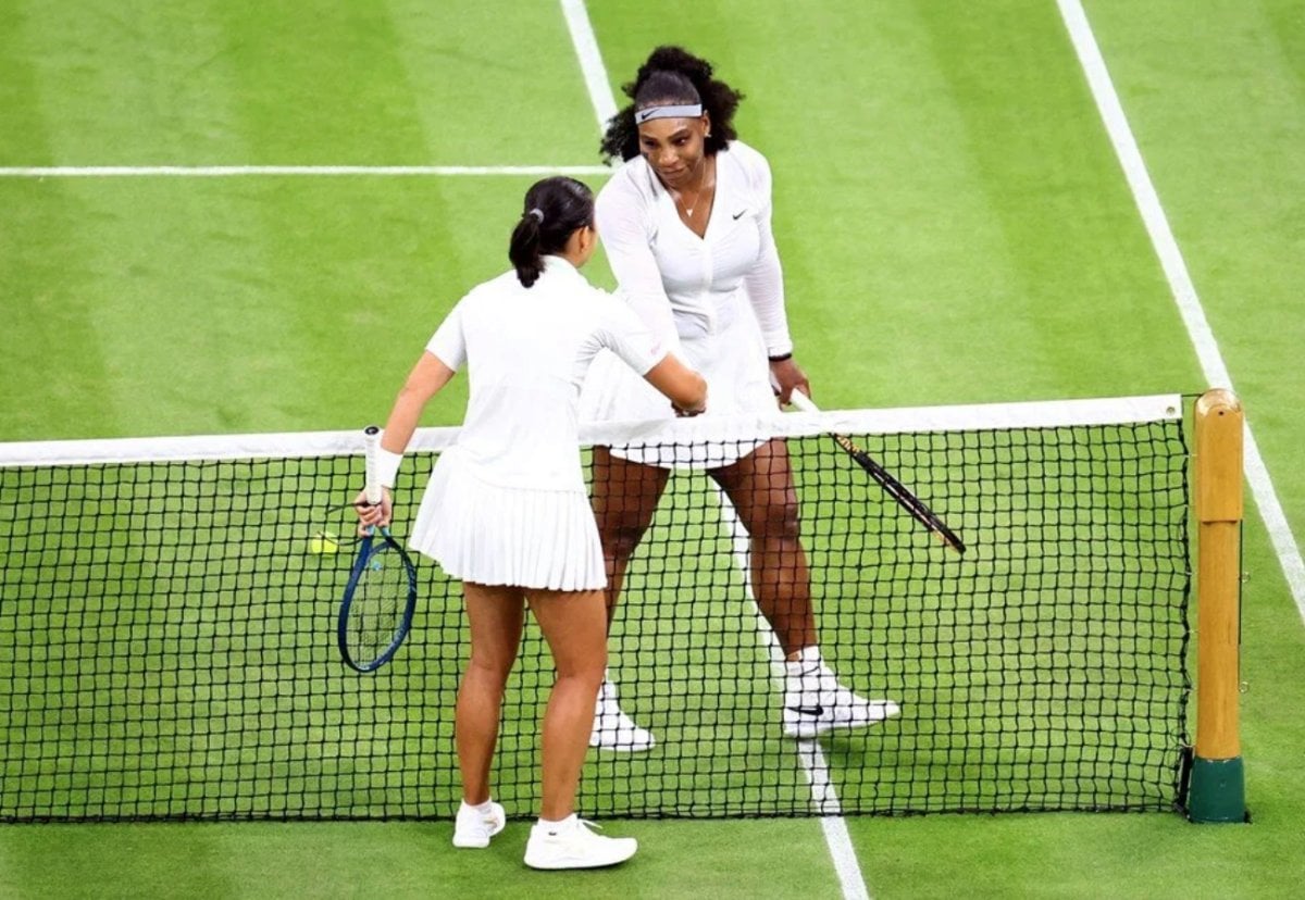 Serena Williams Wimbledon a ilk turda veda etti! #2