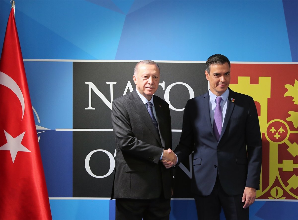 Cumhurbaşkanı Erdoğan, İspanya Başbakanı Sanchez ile görüştü #1