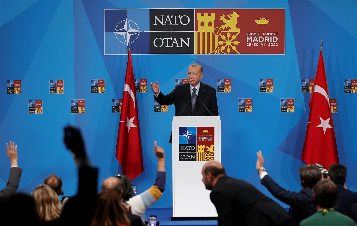 Cumhurbaşkanı Erdoğan ın NATO zirvesi sonrası açıklamaları #4