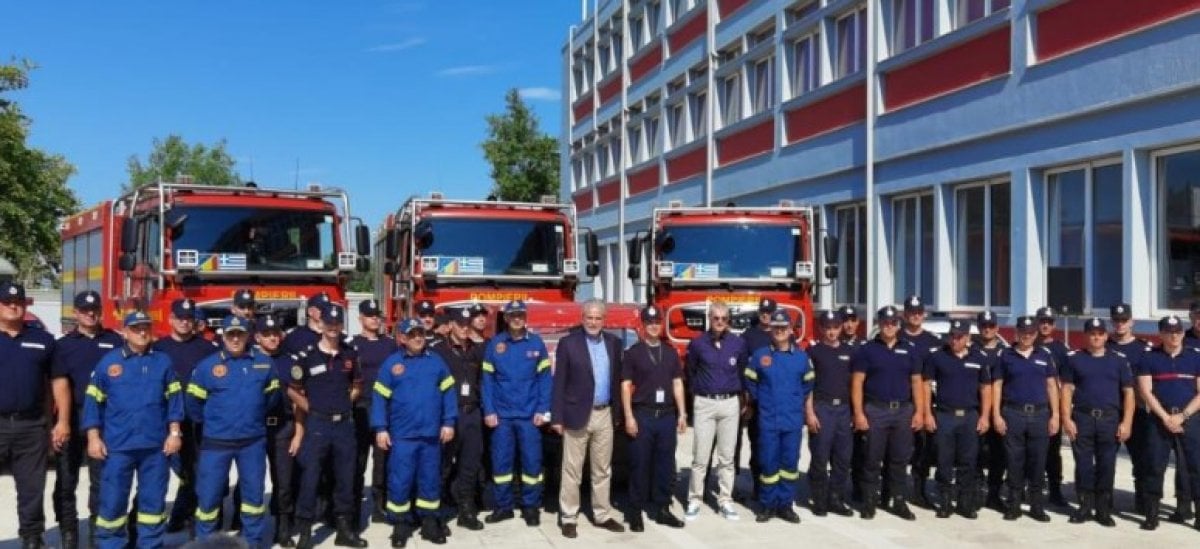 Support to Greece from European firefighters #4