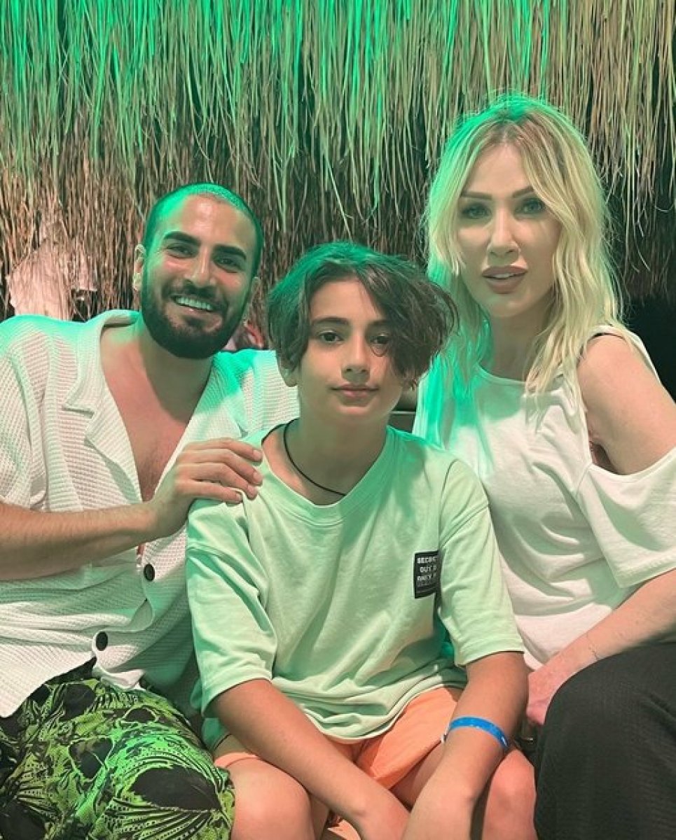 Seda Sayan, eşi Çağlar Ökten in oğluyla buluştu #1