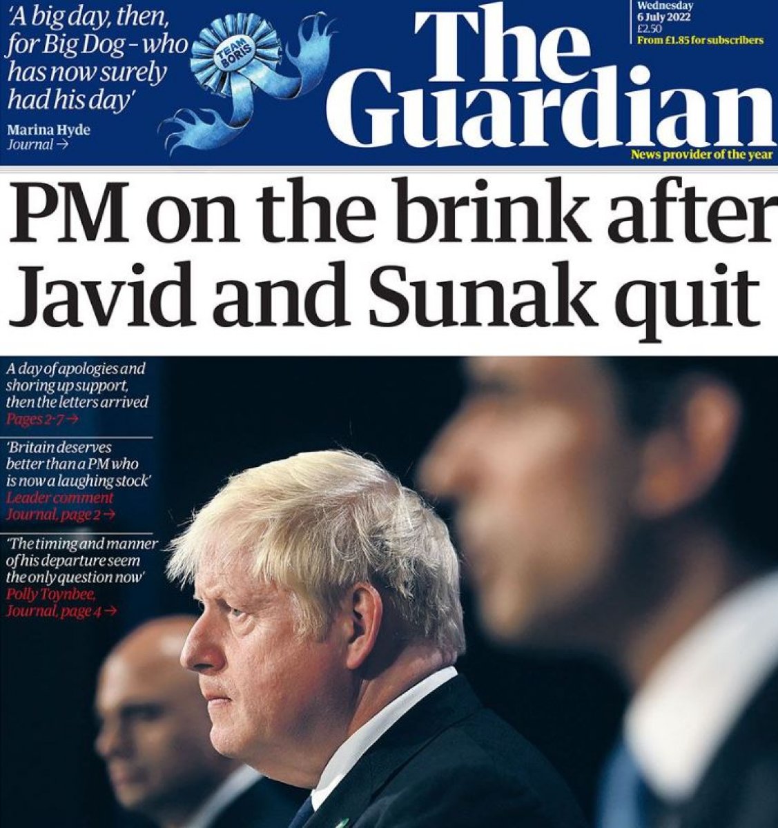 England discusses the resignations of Javid and Sunak #4