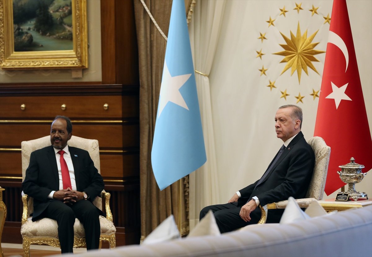 Cumhurbaşkanı Erdoğan, Somalili mevkidaşı Mahmud u ağırladı #10