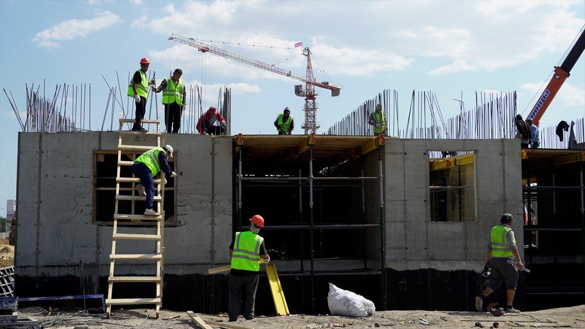 Reconstruction begins in war-ravaged Mariupol, Ukraine #3