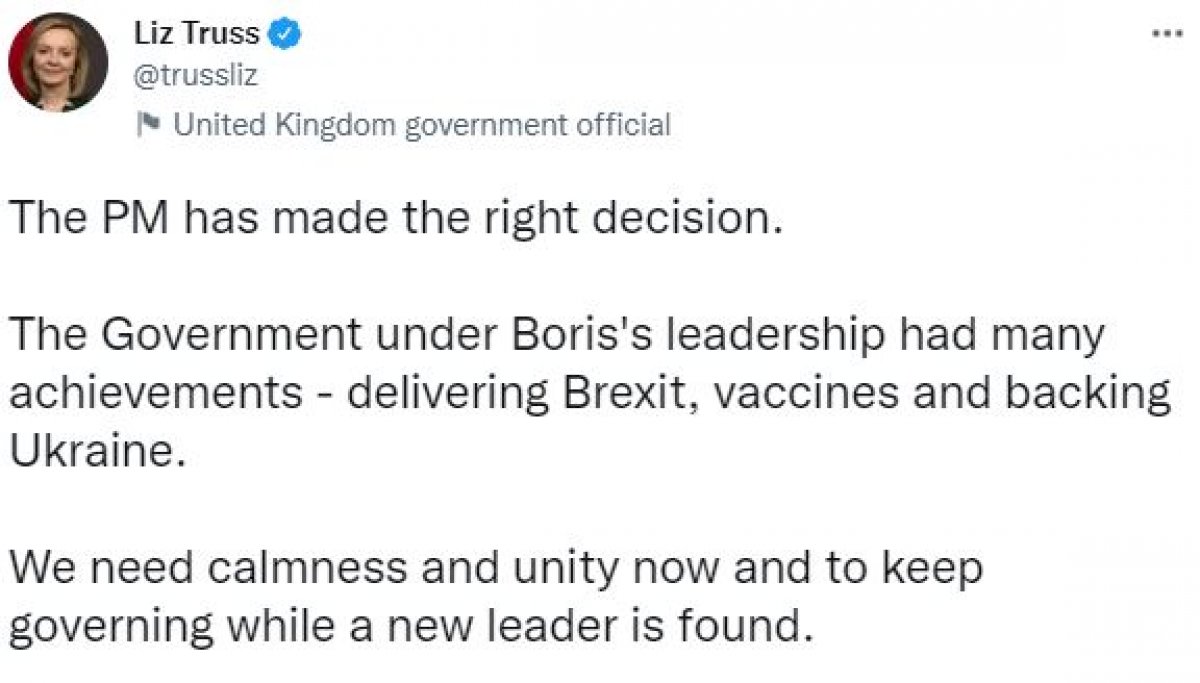 Boris Johnson announces his resignation #2