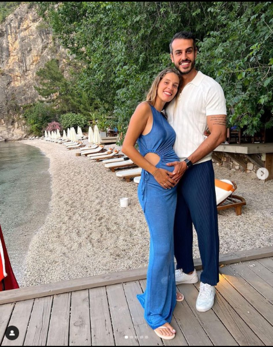 Dila Tarkan ın eşi Dağhan Doğruer in çocuğu çıktı #2