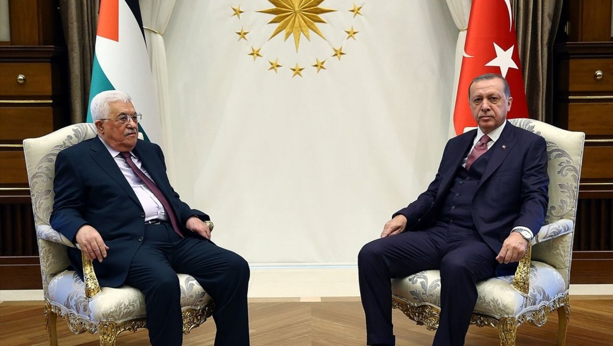 Cumhurbaşkanı Erdoğan, Filistin Devlet Başkanı Abbas ile görüştü #1