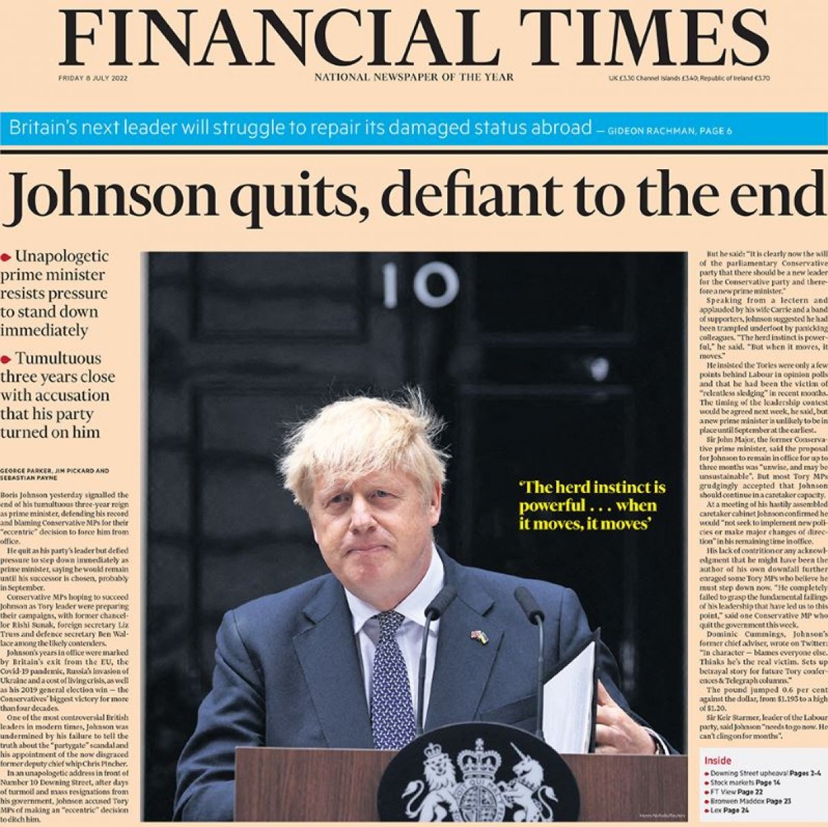 İngiltere, Boris Johnson ın istifasını konuşuyor #4
