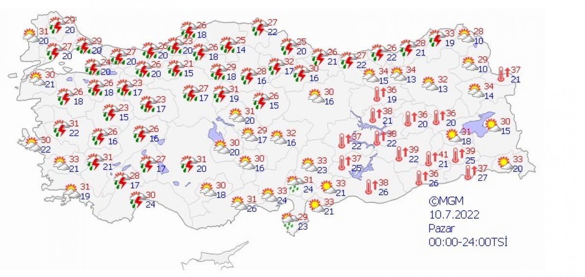 İstanbul a sağanak yağış uyarısı #3