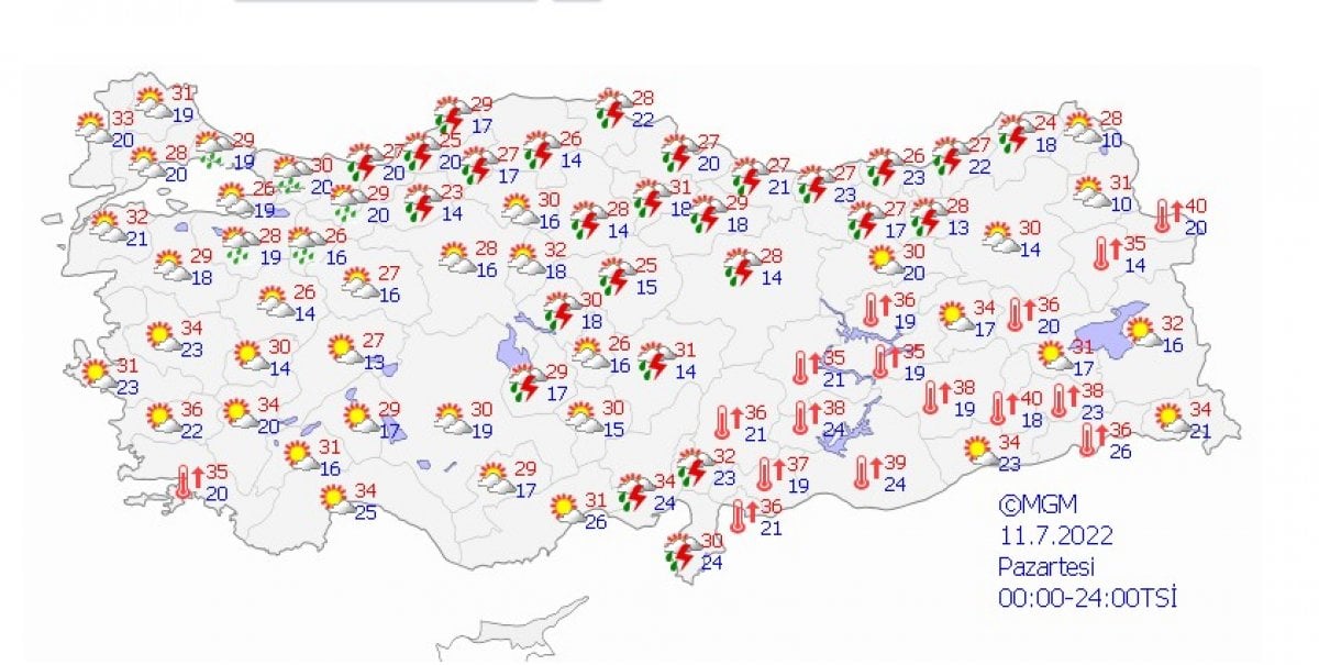 İstanbul a sağanak yağış uyarısı #4