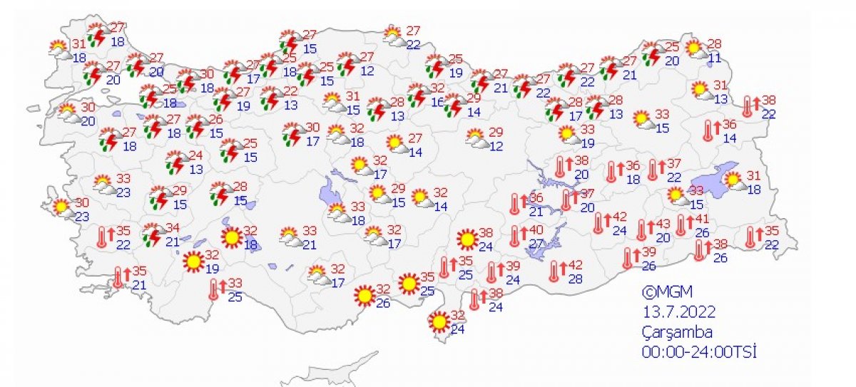 İstanbul a sağanak yağış uyarısı #6