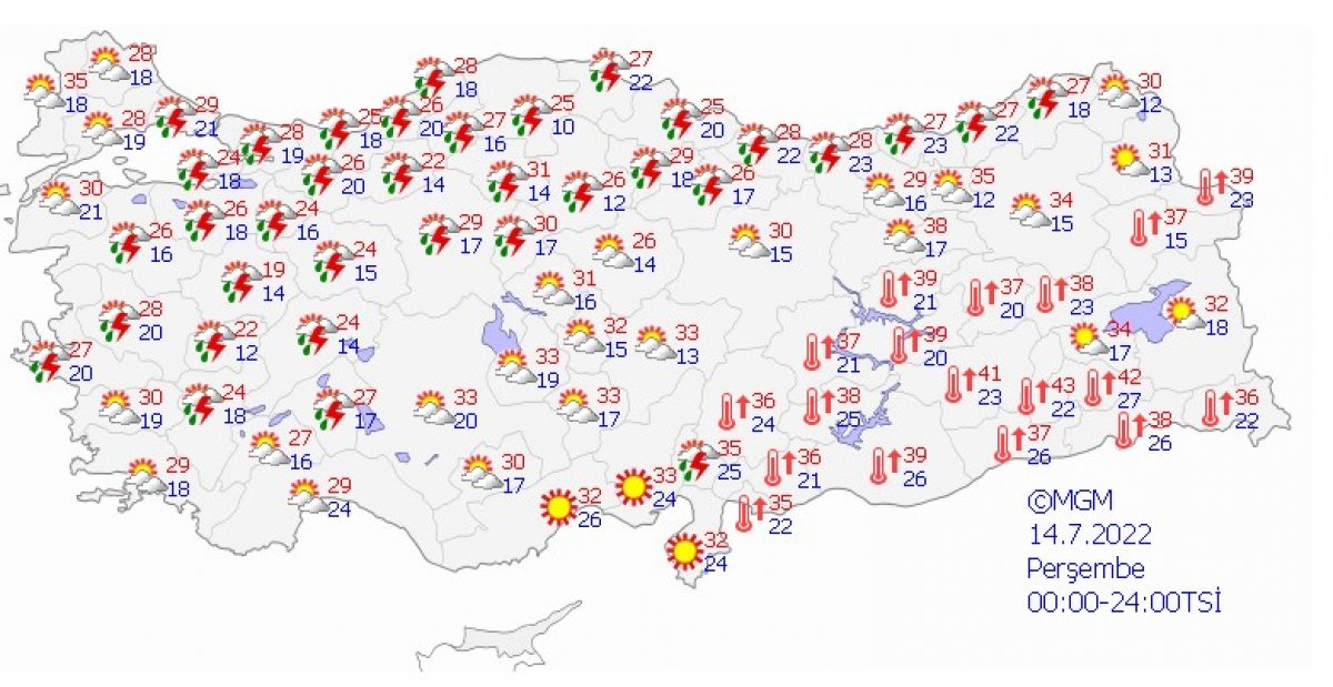 İstanbul a sağanak yağış uyarısı #7