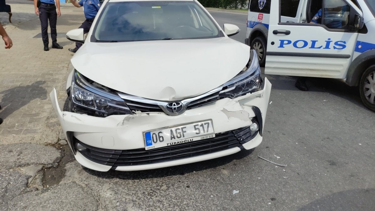 Antalya da kaza yapan Ukraynalı sürücü poz verdi #6