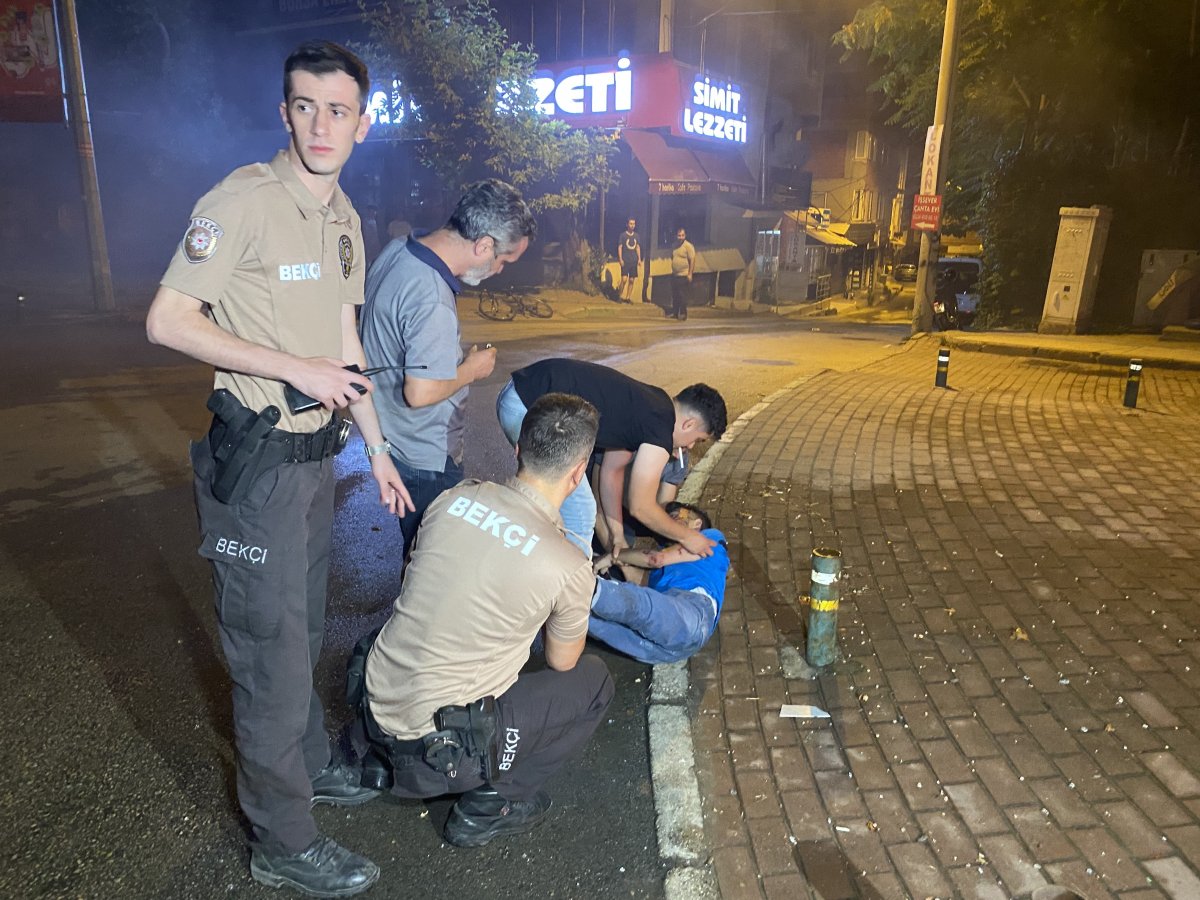 Bursa da takla atan araç alev aldı: 1 yaralı #4