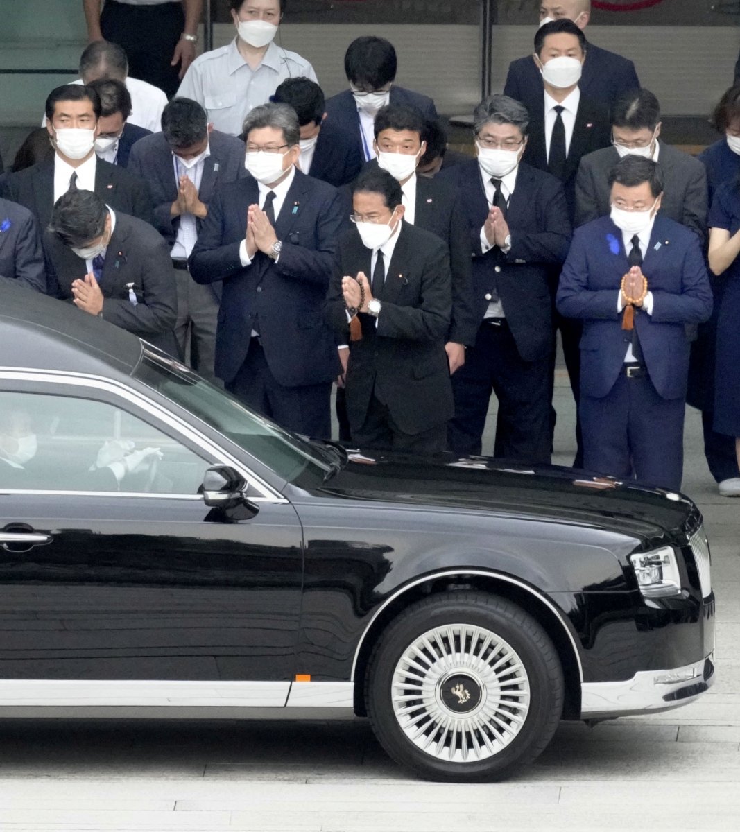 Japonya da Şinzo Abe ye veda günü #8