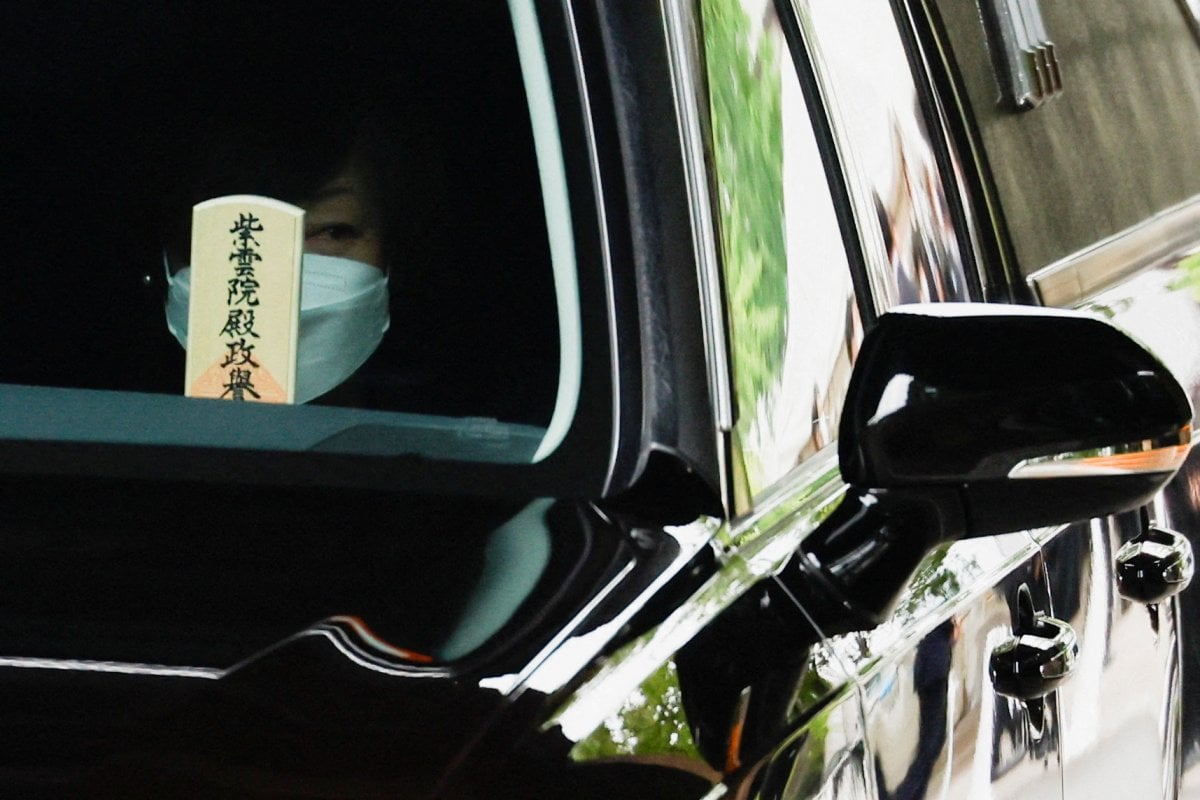 Japonya da Şinzo Abe ye veda günü #2