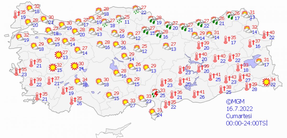 Meteoroloji den birçok il için sağanak yağış uyarısı #5