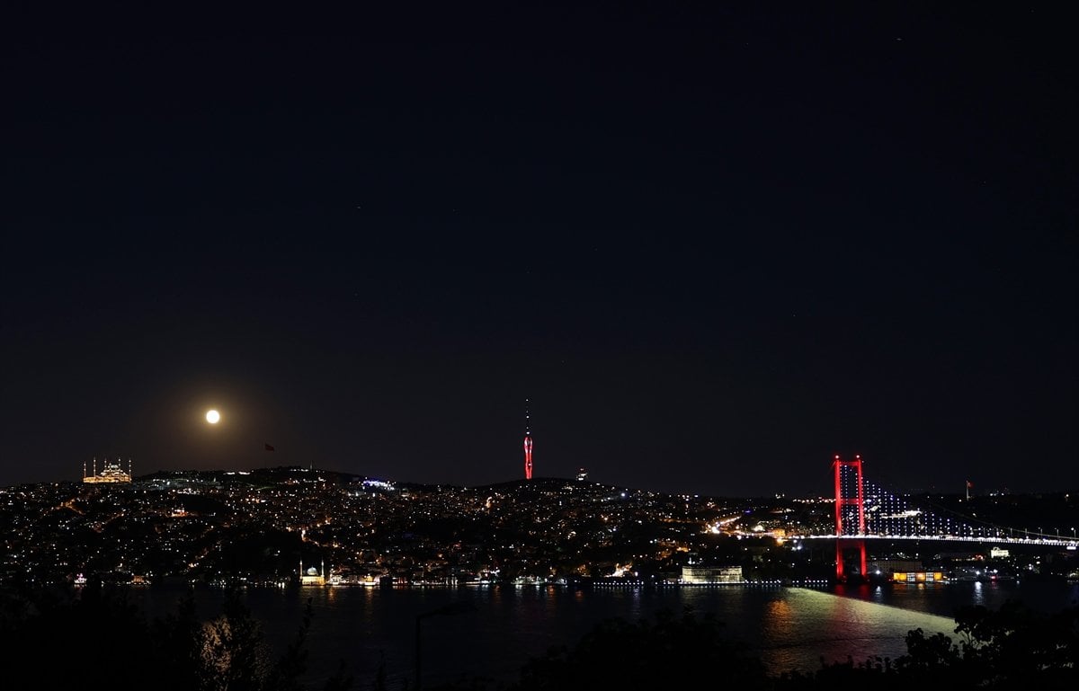 İstanbul da süper dolunay #7