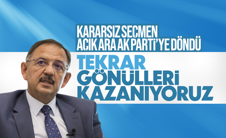 Mehmet Özhaseki: Kararsız seçmen açık ara partimize yöneldi