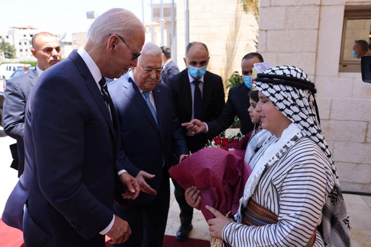 US President Joe Biden meets with President Mahmoud Abbas #2