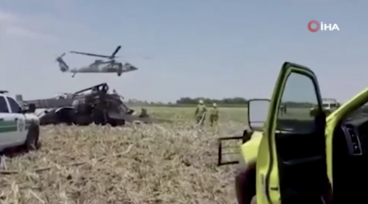 Helicopter crashed into drug cartel operation in Mexico #3