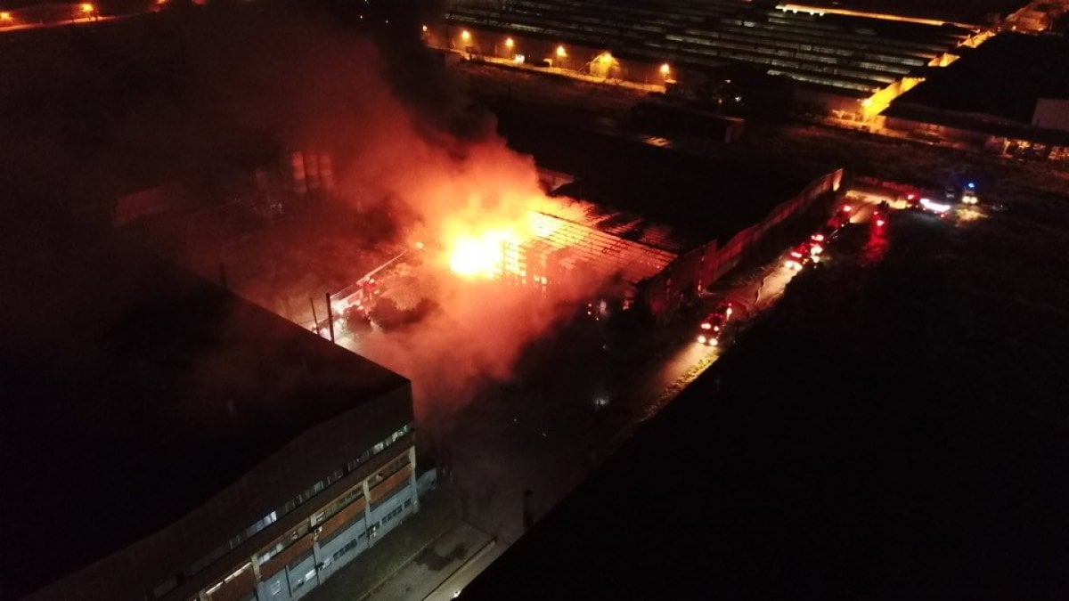 Bursa da demir döküm fabrikasında patlama yaşandı #1