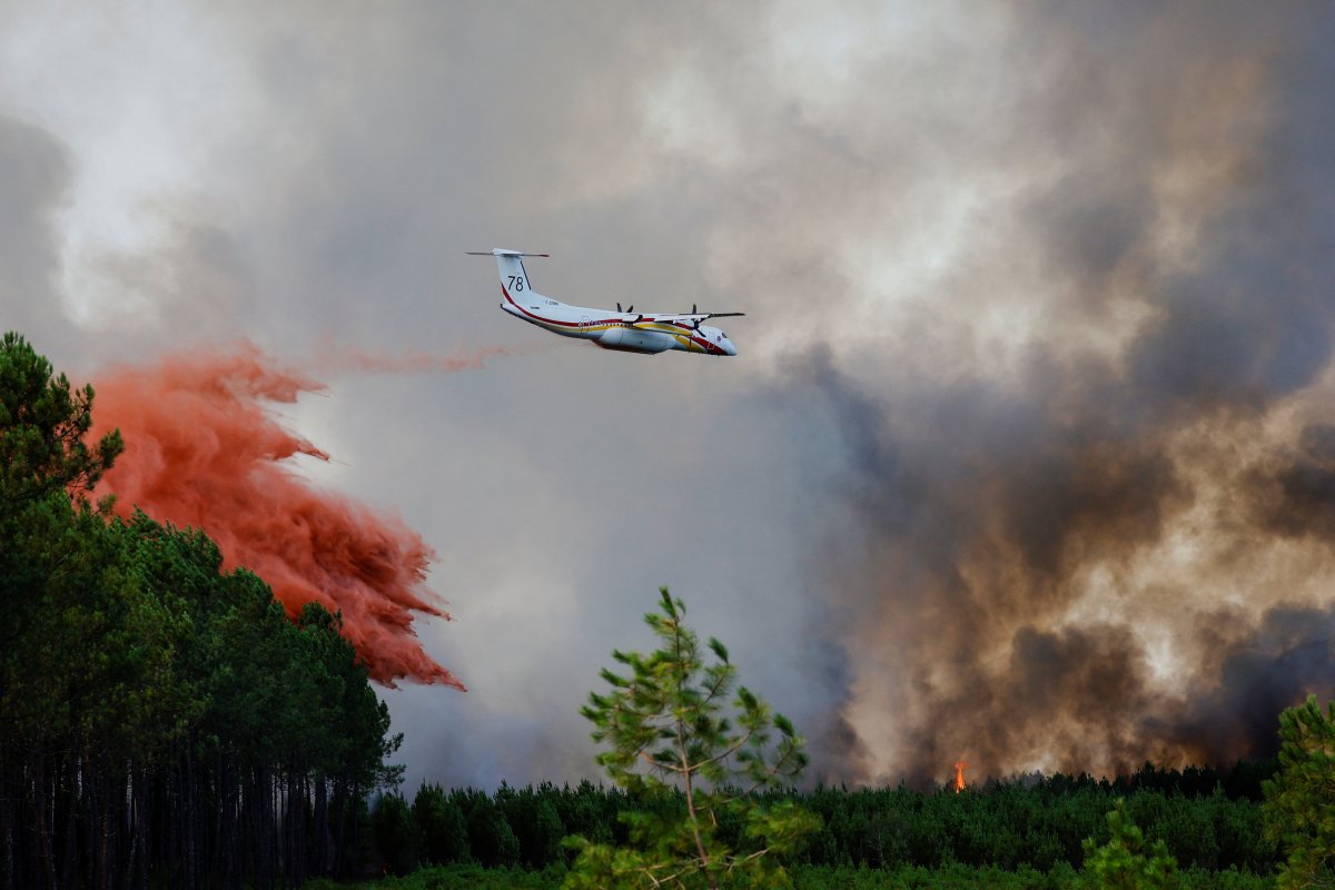 Extreme heat triggered wildfires in Europe and USA #5