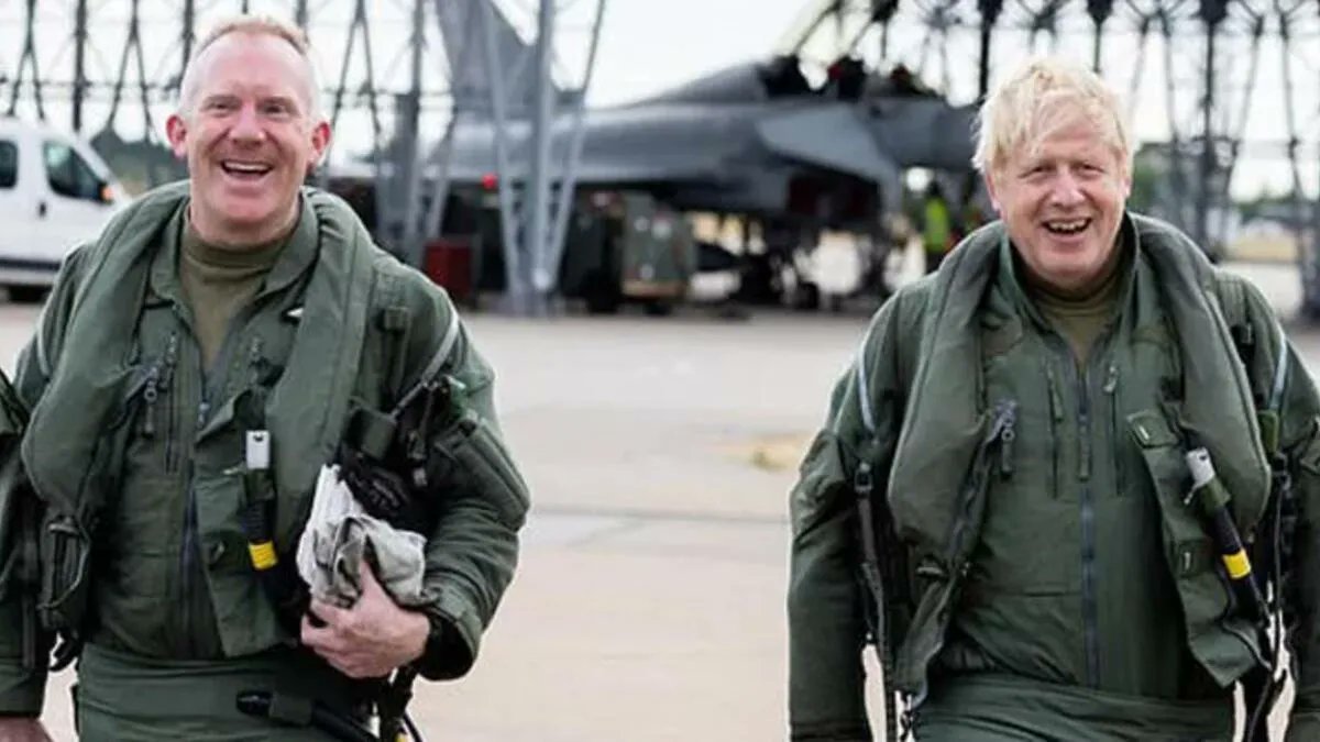 Boris Johnson used fighter jet #3