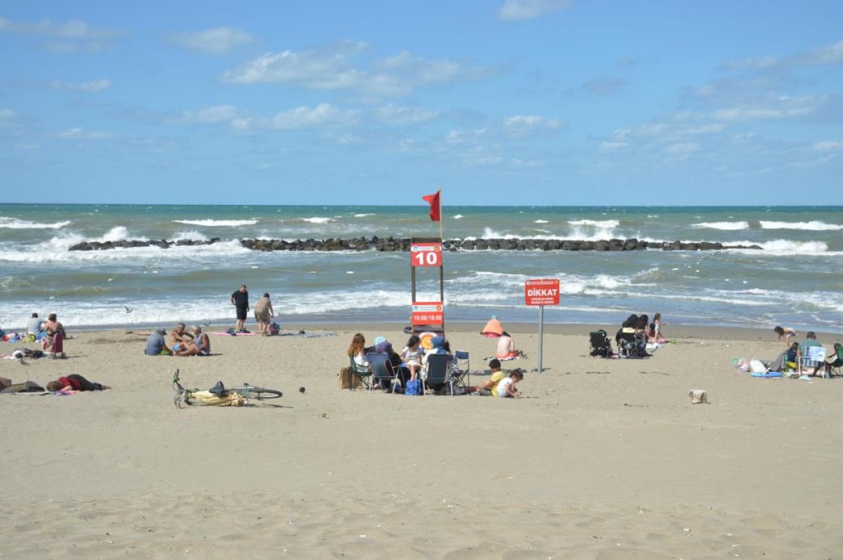 Sakarya da denize girmek yasaklandı #8