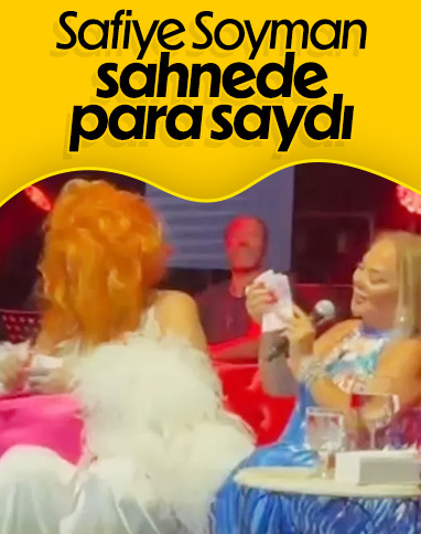 B�lent Ersoy, Safiye Soyman'a sahnede para verdi