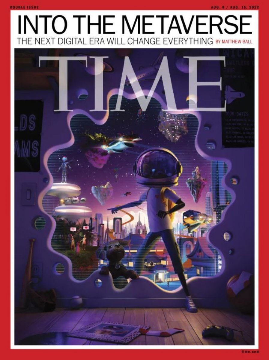 Time dan metaverse kapağı: Hayatımızı değiştirecek #1