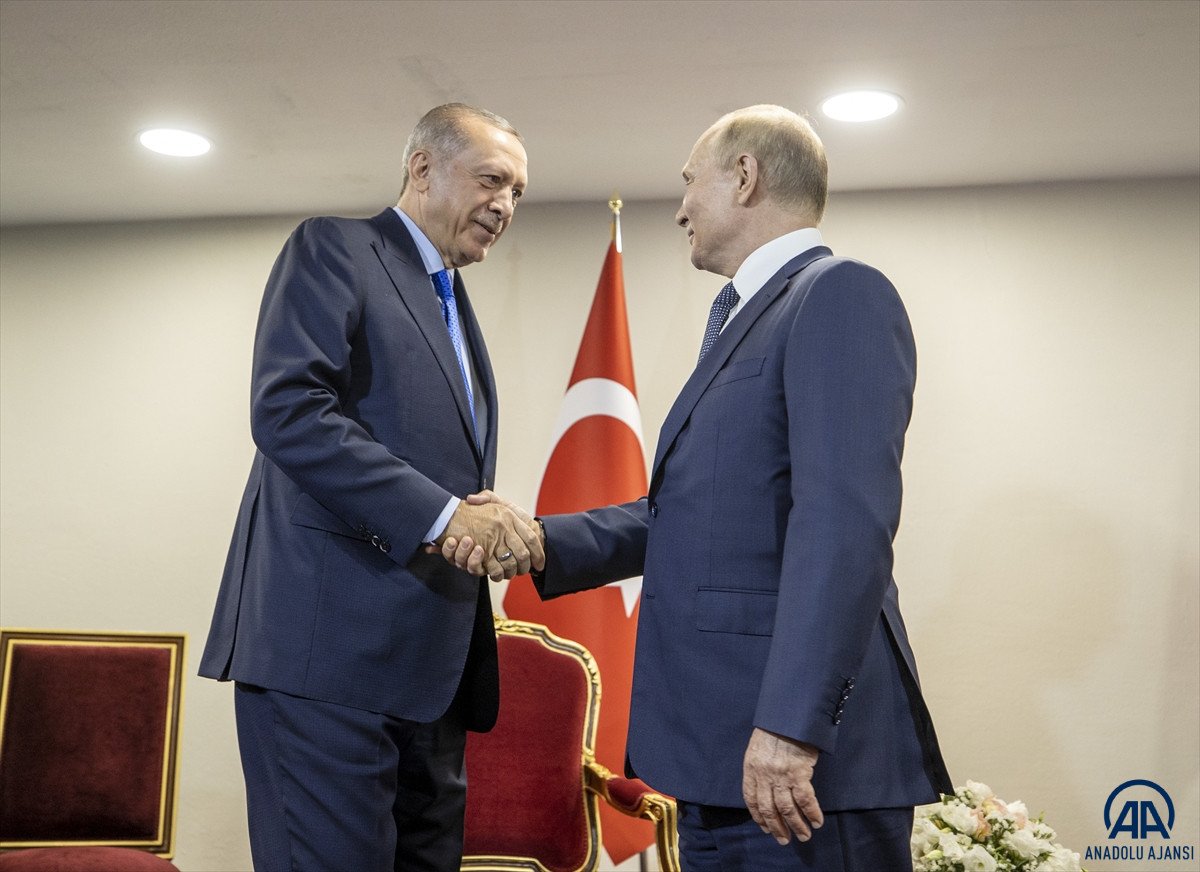 İran da Cumhurbaşkanı Erdoğan ve Vladimir Putin görüşmesi #1
