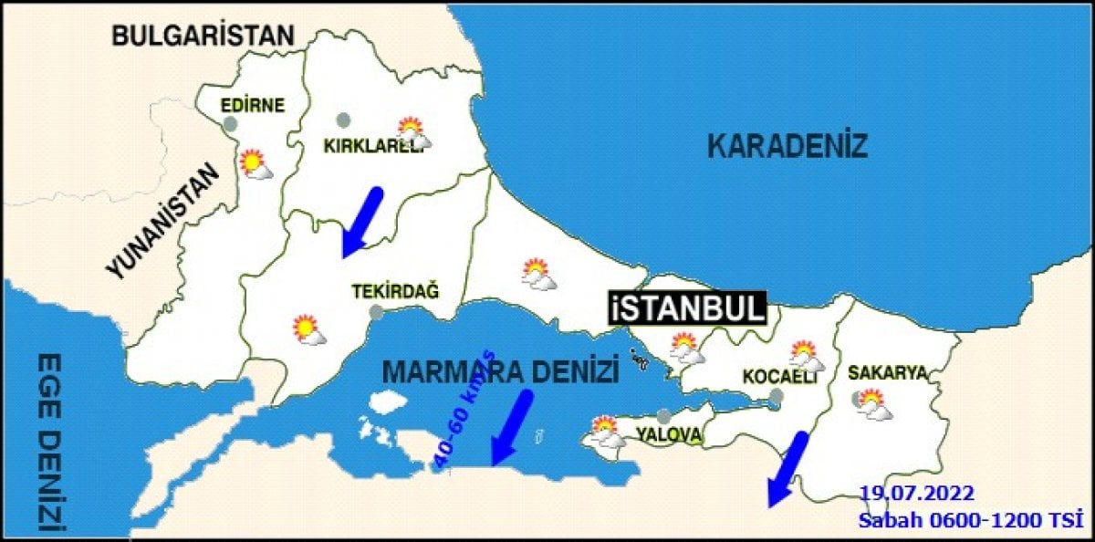 Marmara da fırtına uyarısı yapıldı #8