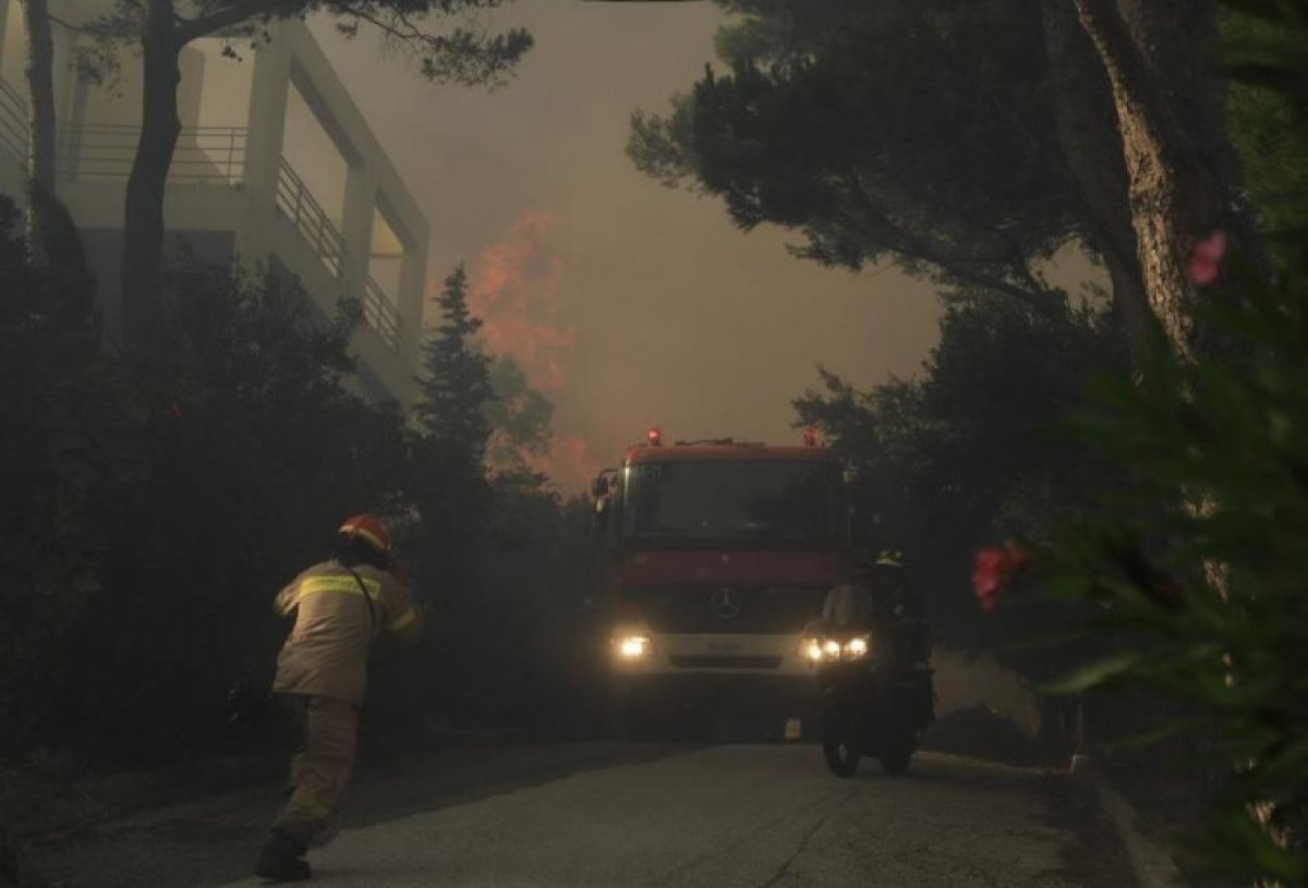 Atina da orman yangını  #9