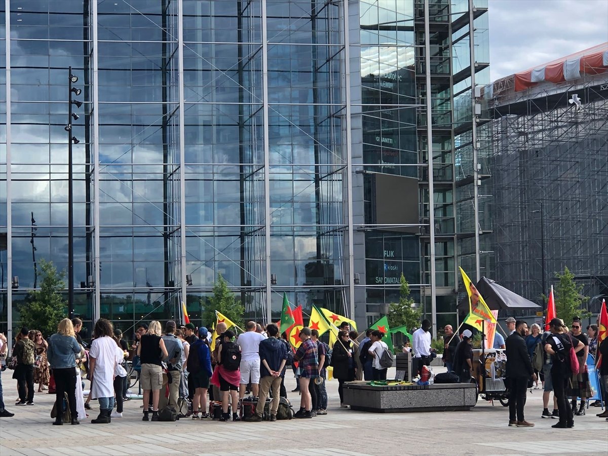 Supporters of the terrorist organization PKK held a demonstration in Finland #4