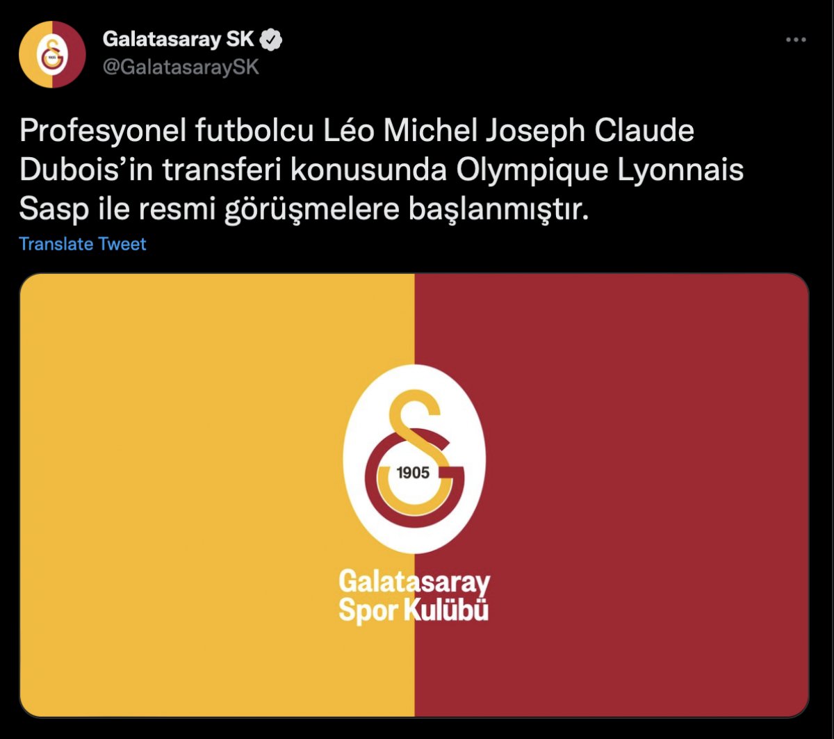 Galatasaray, Dubois i KAP a bildirdi #2