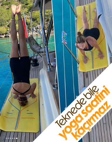 P�nar Altu�, teknede amuda kalkt�