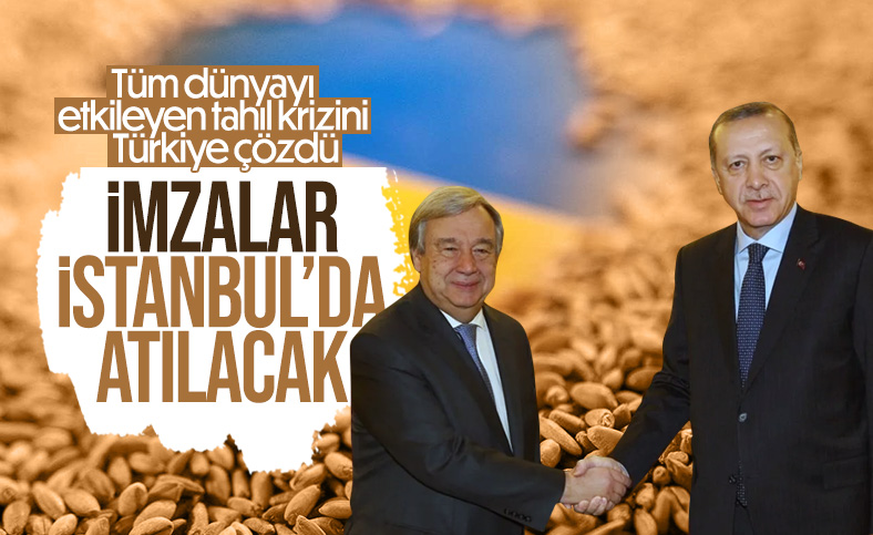 Tahıl sevkiyatı anlaşması bugün İstanbul'da imzalanacak