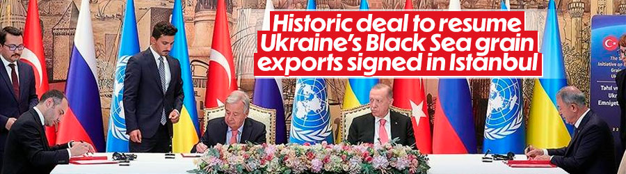 Turkey, UN, Russia, Ukraine sign deal to resume grain exports