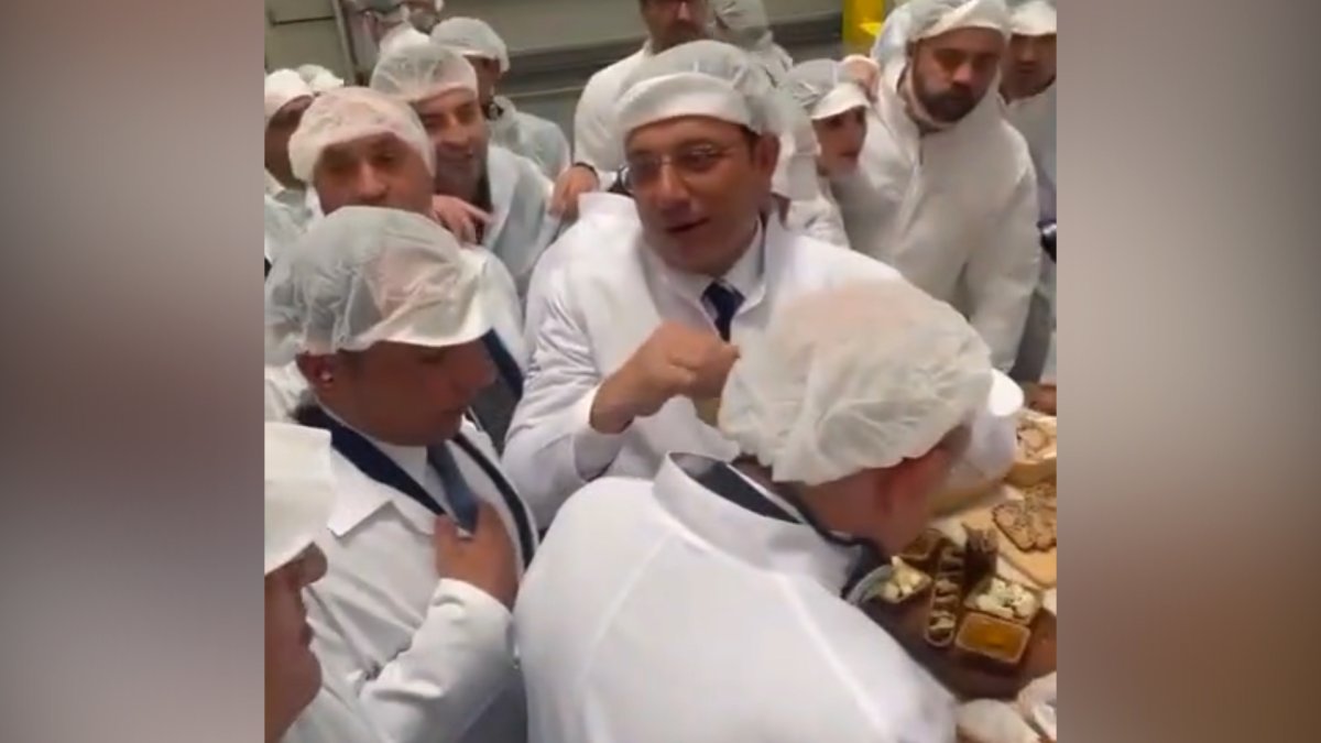 İBB Halk Ekmek Fabrikası açılışında Ekrem İmamoğlu, Kemal Kılıçdaroğlu na ekmek bölüp verdi #5