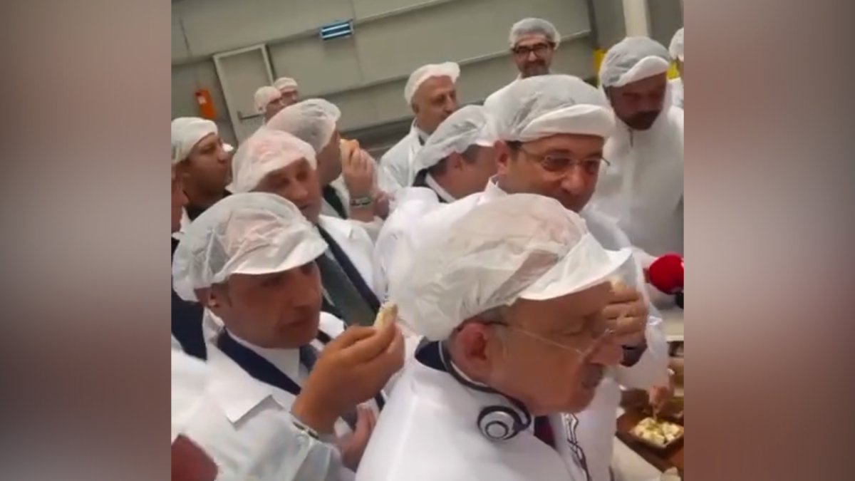İBB Halk Ekmek Fabrikası açılışında Ekrem İmamoğlu, Kemal Kılıçdaroğlu na ekmek bölüp verdi #4