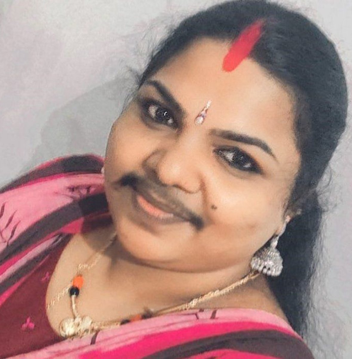 Shyja with mustache is spoken in India #2