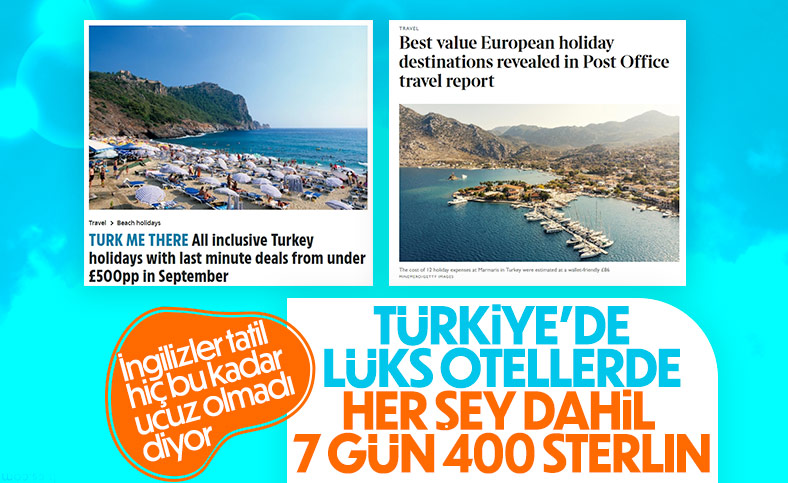 İngiliz basınından Türkiye'de tatil önerisi