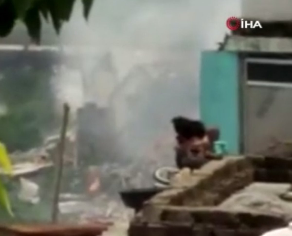 Explosion in house where illegal fireworks are produced in India #2