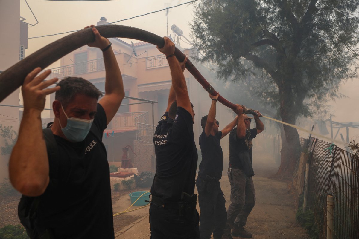 Forests on fire in Greece: second day in disaster #4