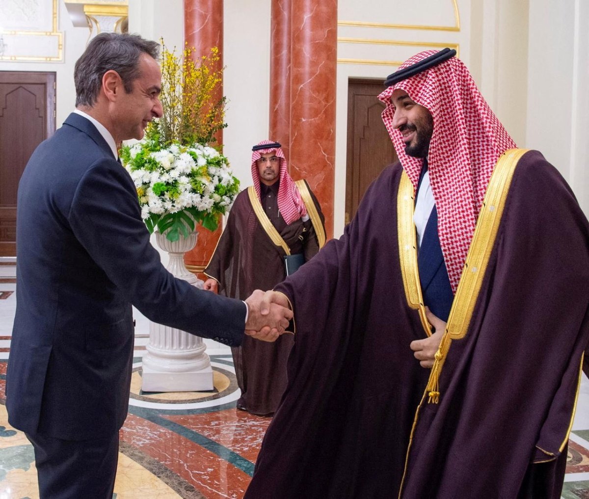 Saudi Crown Prince Salman met with Kiryakos Mitsotakis in Athens #1