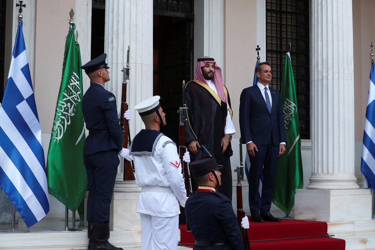 Saudi Crown Prince Salman met with Kiryakos Mitsotakis in Athens #5