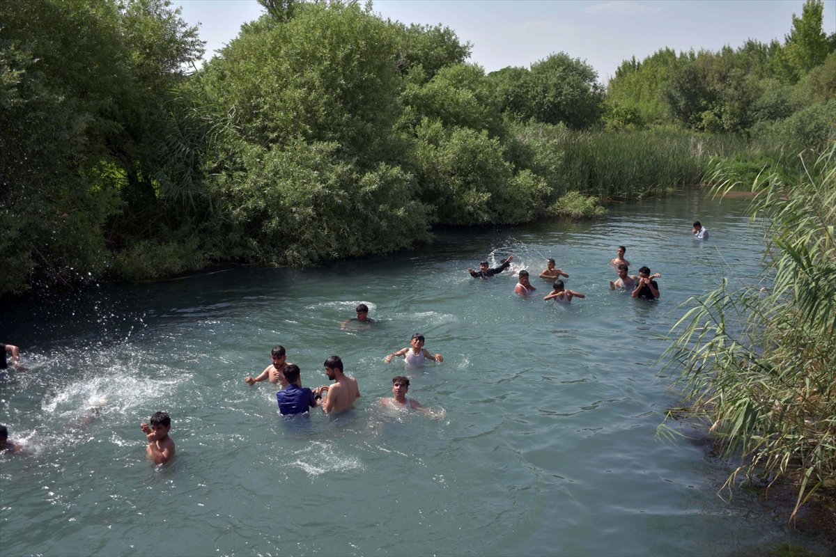 People in Sulaymaniyah enter the rivers to cool off #3