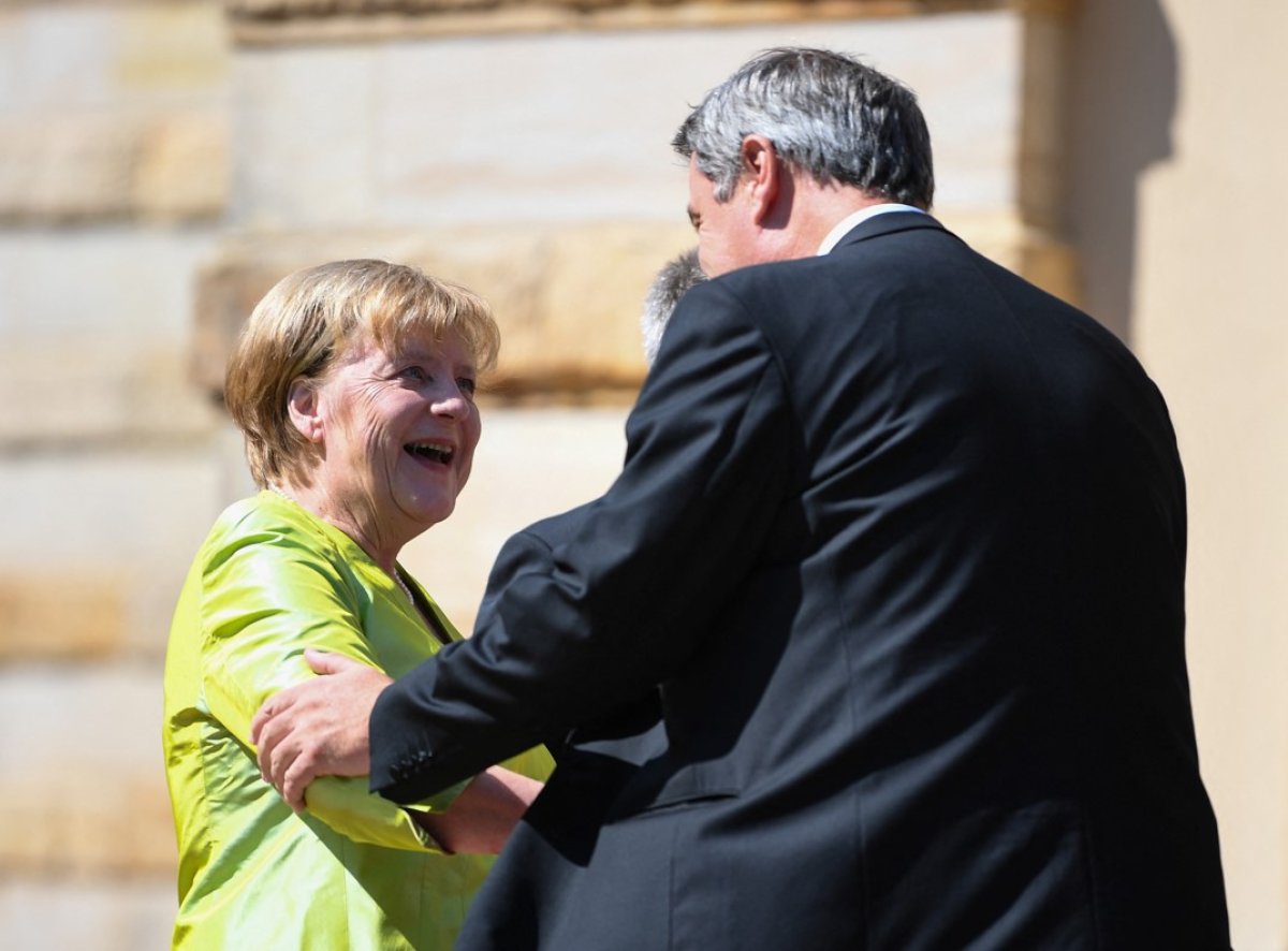 Angela Merkel spotted at opera festival #4