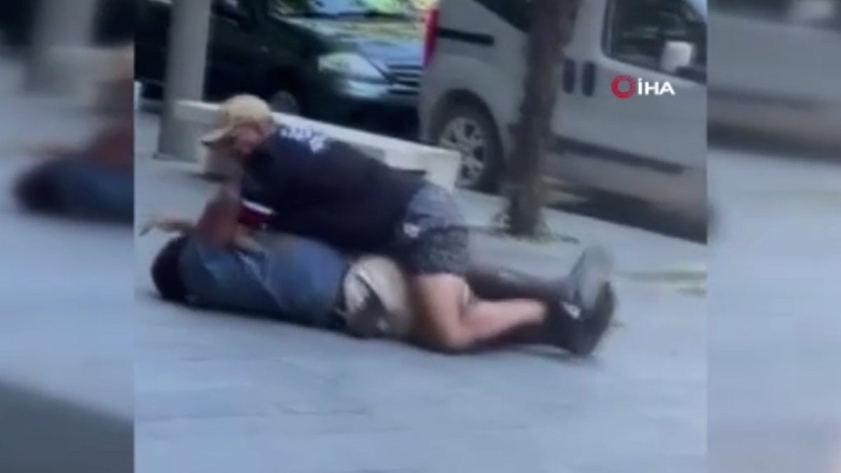 Beating up an African street vendor in Italy #4